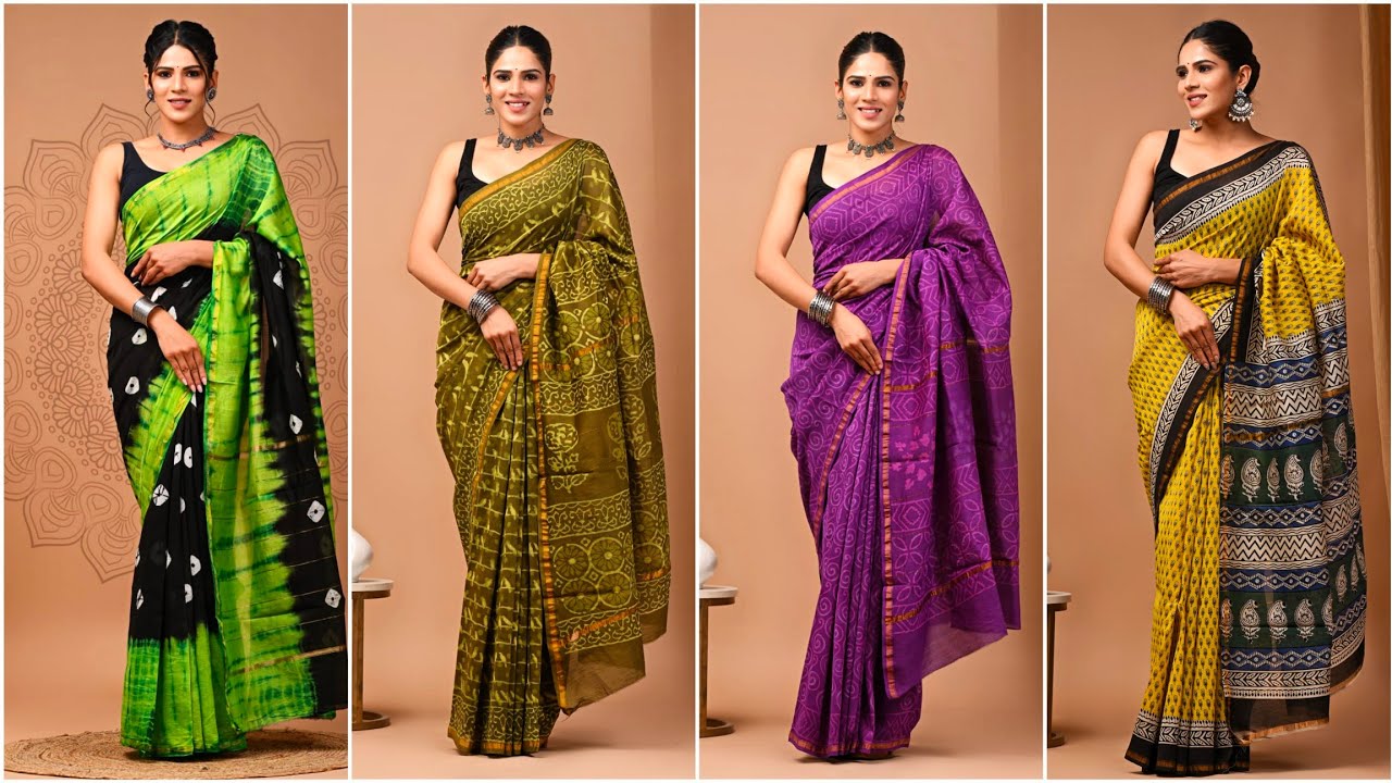 Premium Quality Chanderi Silk Sarees 