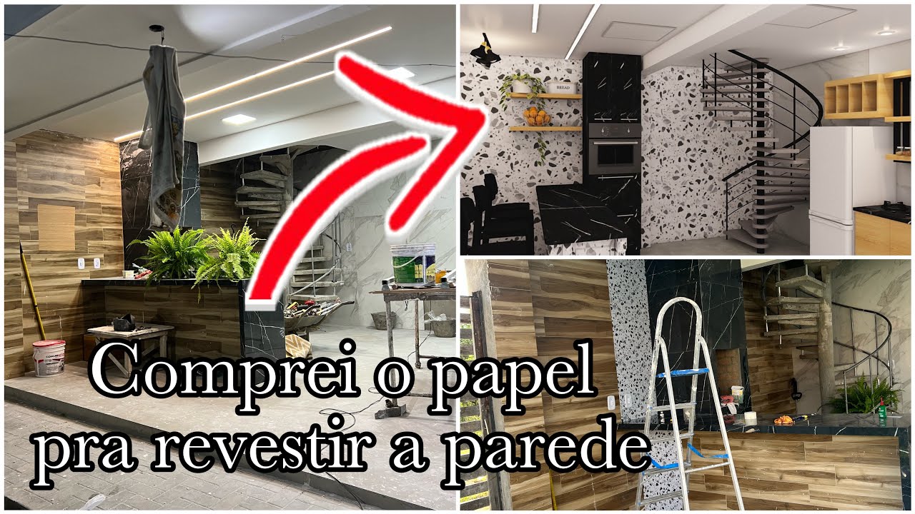 ATUALIZAÇÃO DA OBRA| COMPREI O PAPEL