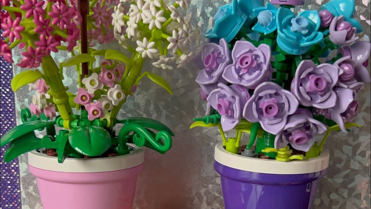 Zuru MAX Garden Collection Mini Blocks Lego Full Build!🪴🪏🌸 #zuru #capsule #lego #mini #plants #asmr