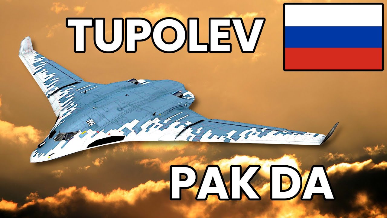 Tupolev PAK DA - El Nuevo Bombardero Furtivo de Rusia