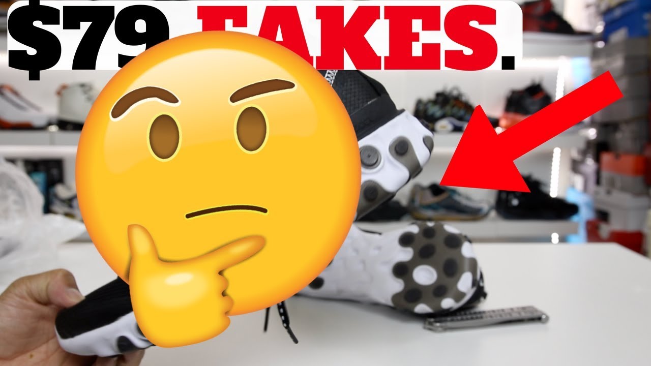 I BOUGHT $79 FAKE NIKE REACT ELEMENT 87 SHOES, THIS IS WHAT I GOT..