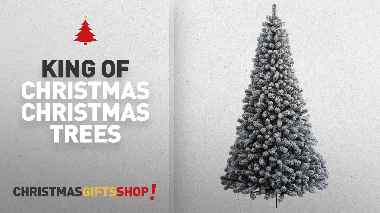 Christmas Trees By King Of Christmas: KING OF CHRISTMAS 6 Foot Prince Flock Artificial Christmas
