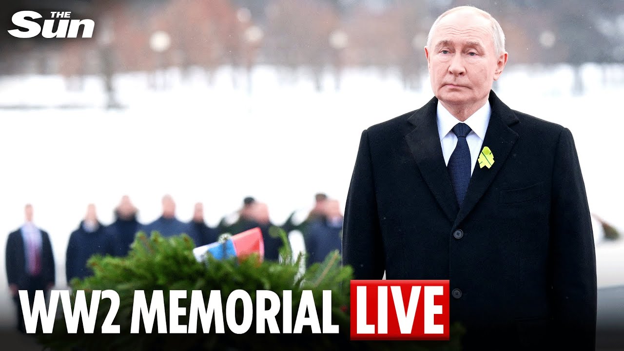 LIVE: Putin lays flowers at Leningrad WW2 memorial in St. Petersburg