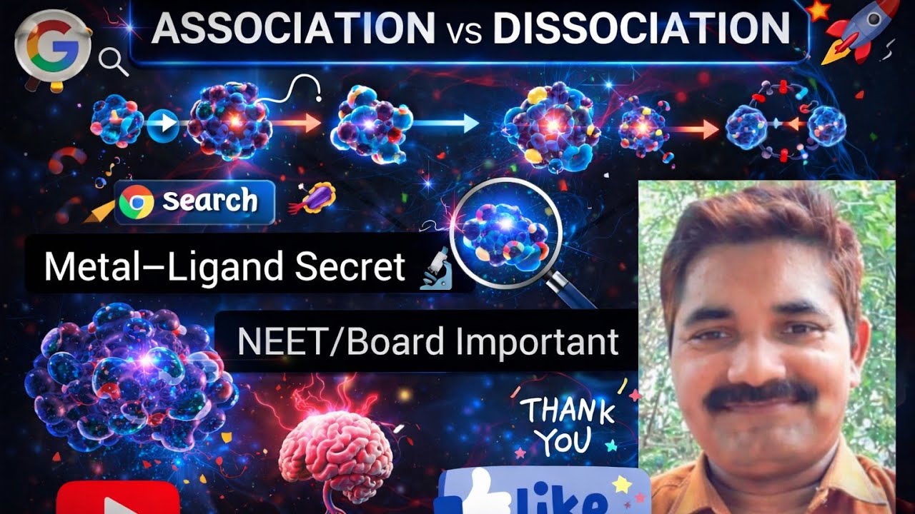 VBT Trick ⚡ NEET & Board | Association–Dissociation mistry🚀#neetchemistry #upboard12th #viralvideo 