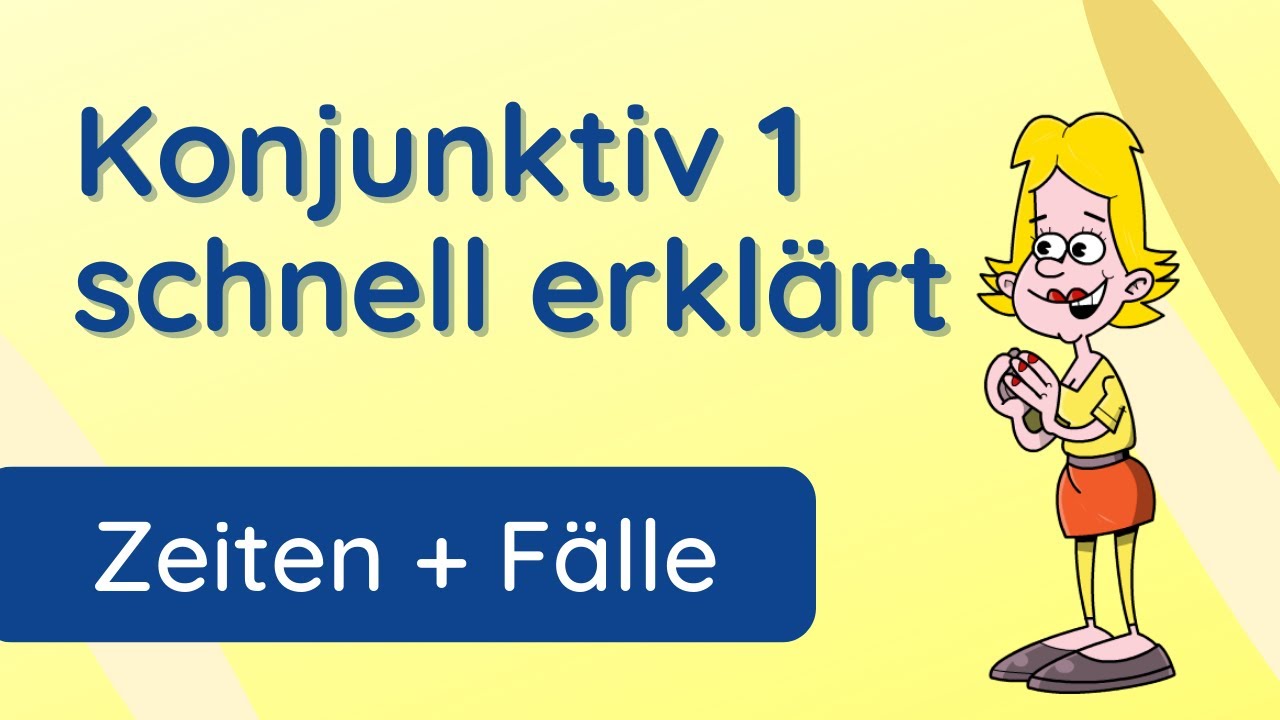 Konjunktiv 1  ✅ Erklärung und Beispiel