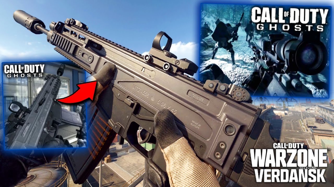 Logan SA-805 & Lynx Loadout from COD Ghosts Clockwork Mission in Warzone Solos Verdansk Win Gameplay