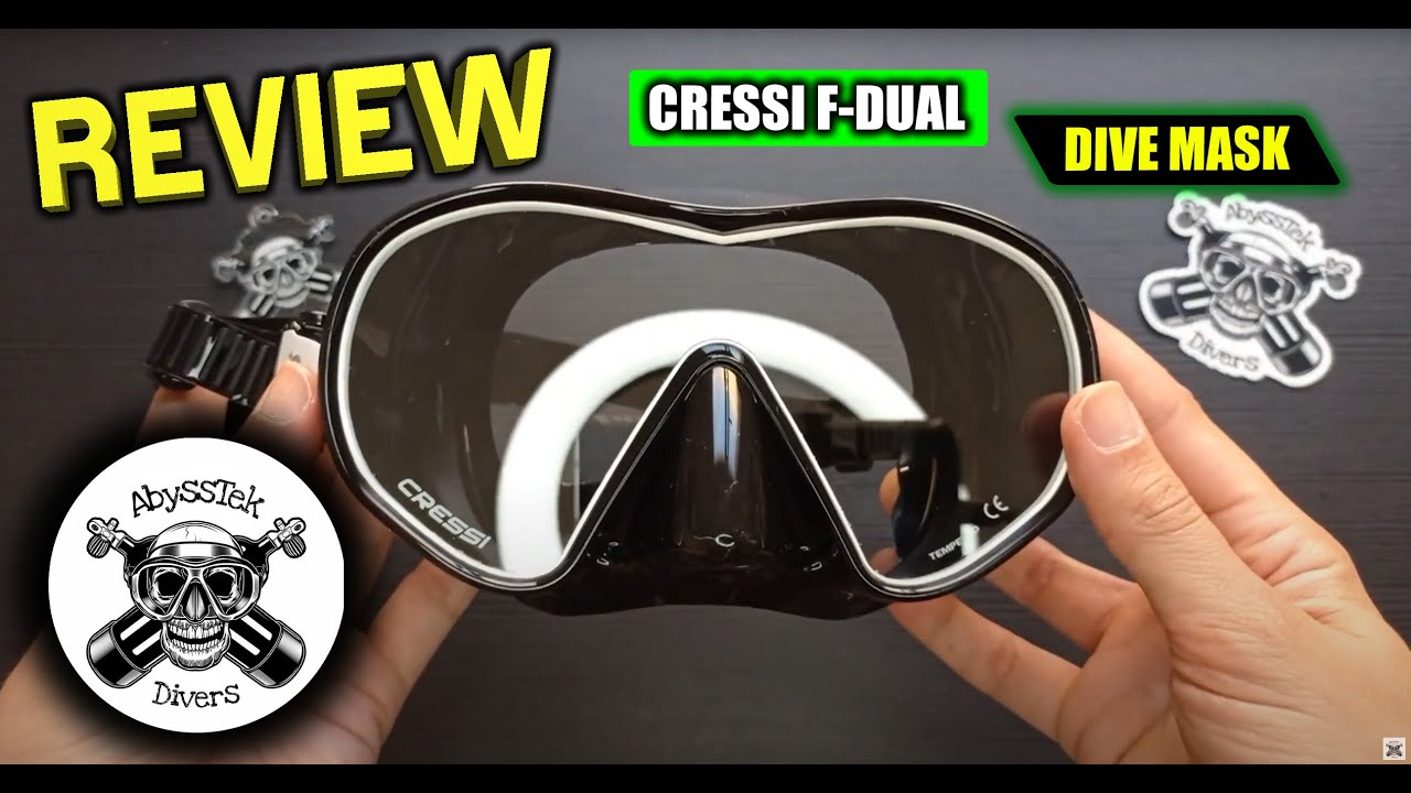 CRESSI F-DUAL MASCARA BUCEO/DIVE MASK REVIEW -ESPAÑOL/SPANISH-