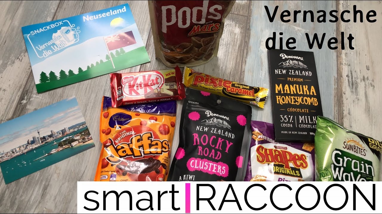VERNASCHE DIE WELT Mai 2018 - Snackbox aus Neuseeland | RACCOON's World