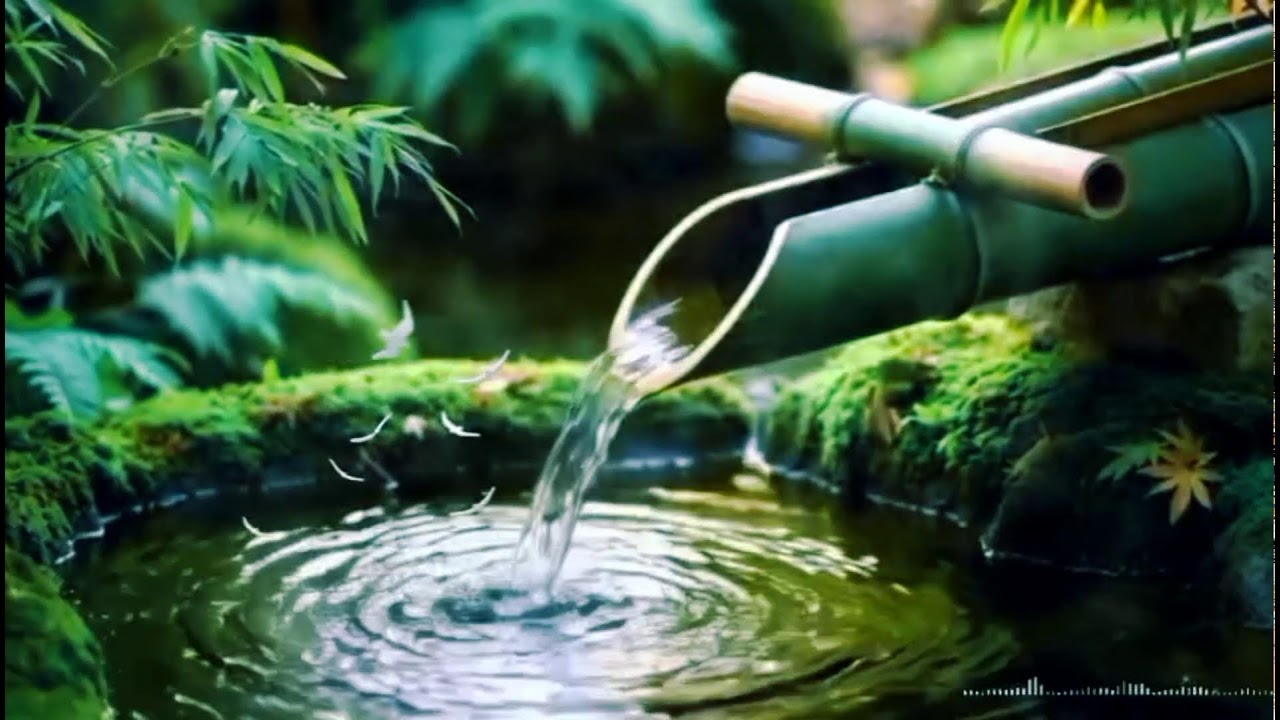 The Most Calming Bamboo Waterfall for Sleep & Stress Relief