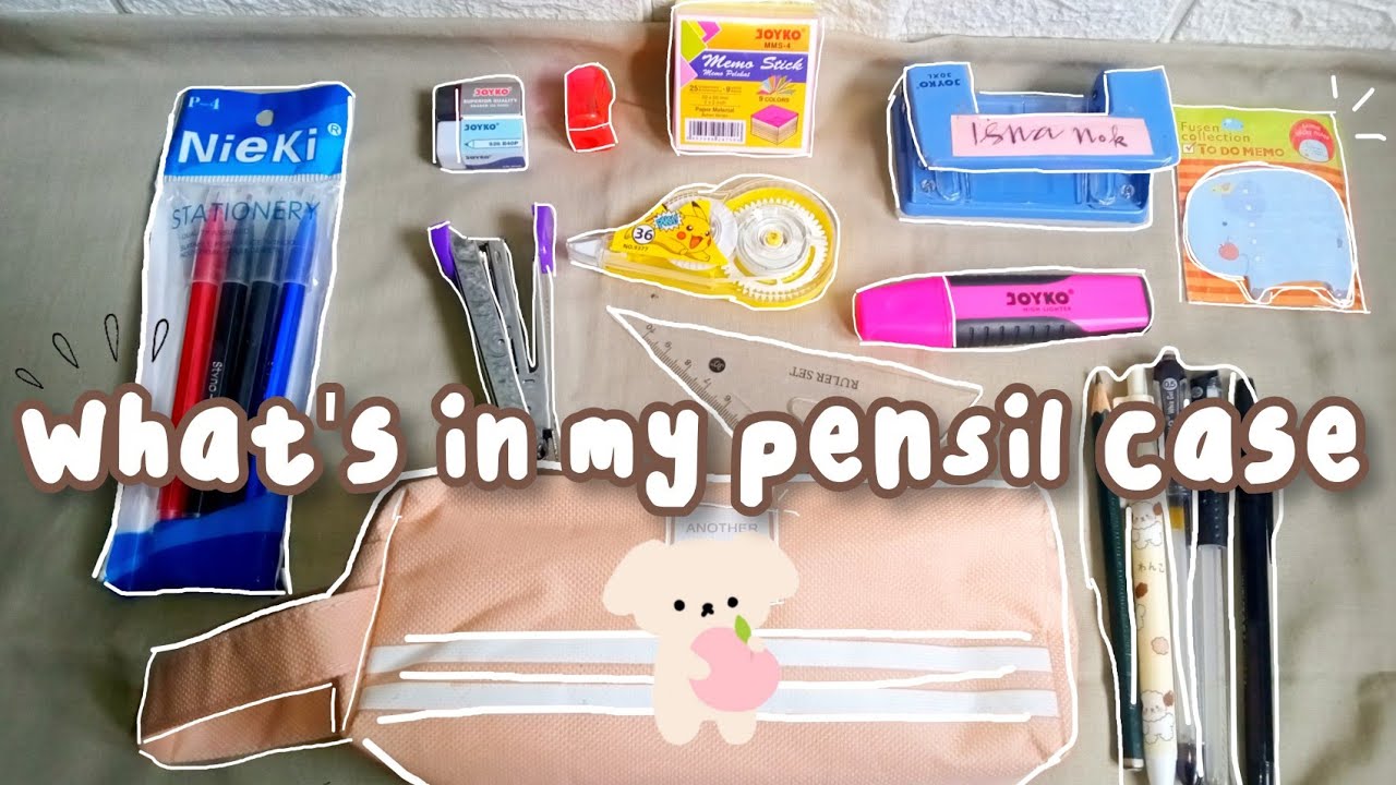 What's in my pensil case 🧸 2022 | Indonesia 🇮🇩