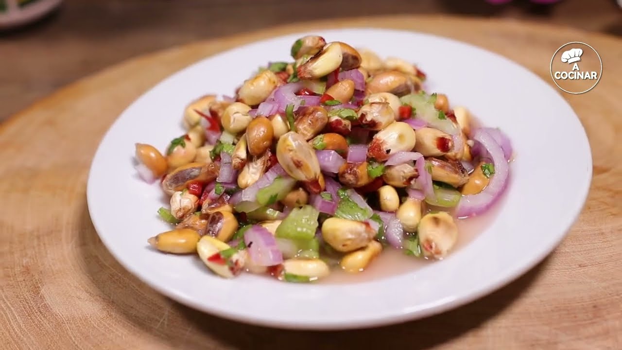 Como preparar canchita acevichada receta r&aacute;pida | A COCINAR.