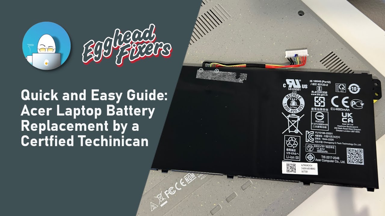 Quick and Easy Guide: Acer Laptop Battery Replacement by a Certified Technician
