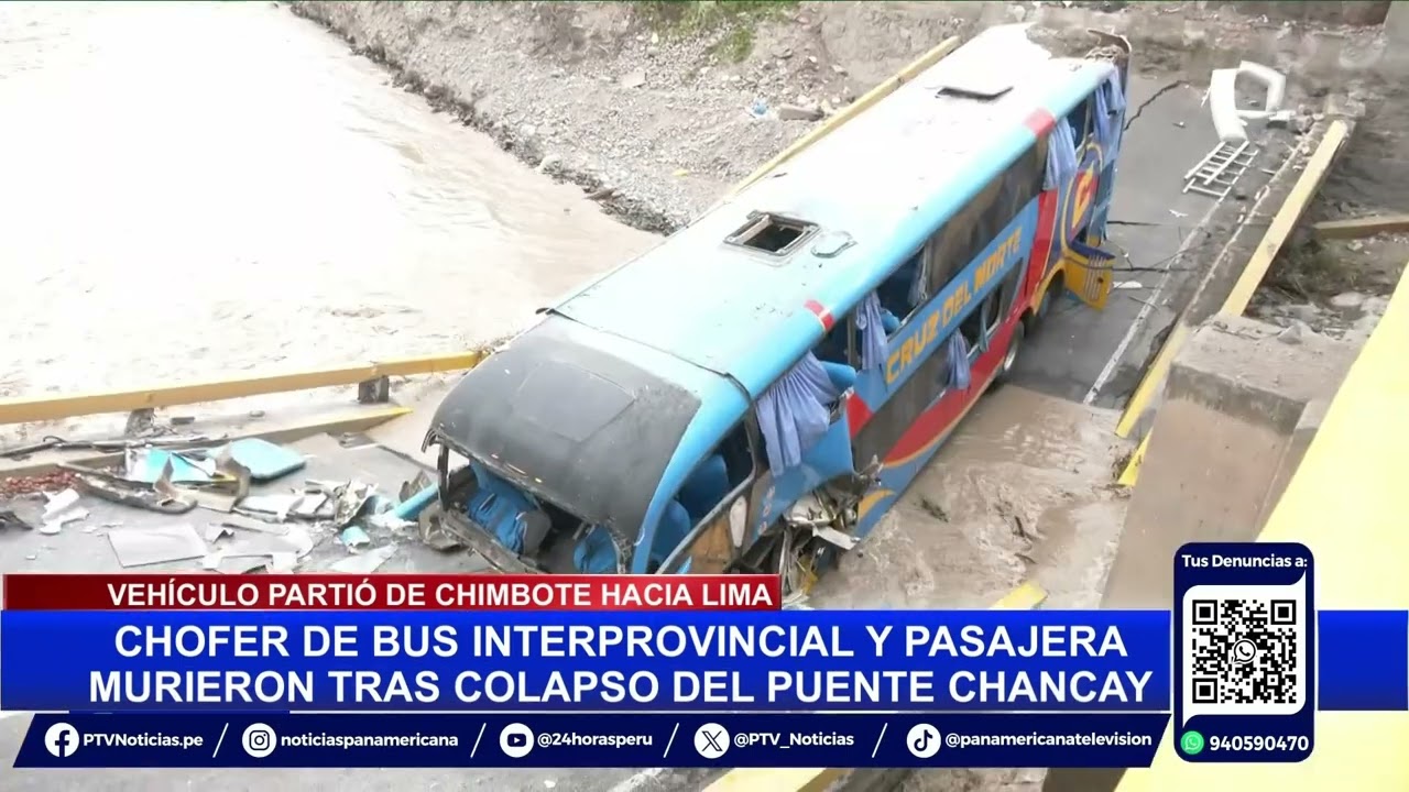 Tragedia en Chancay: colapso de puente deja dos muertos, 45 heridos y una desaparecida