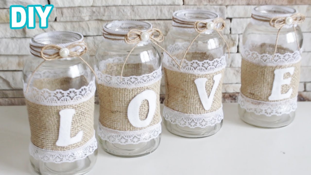 DIY - Como Decorar Garrafa de Vidro