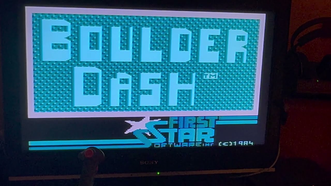 Atari 800xl RetroGameplay BulderDash