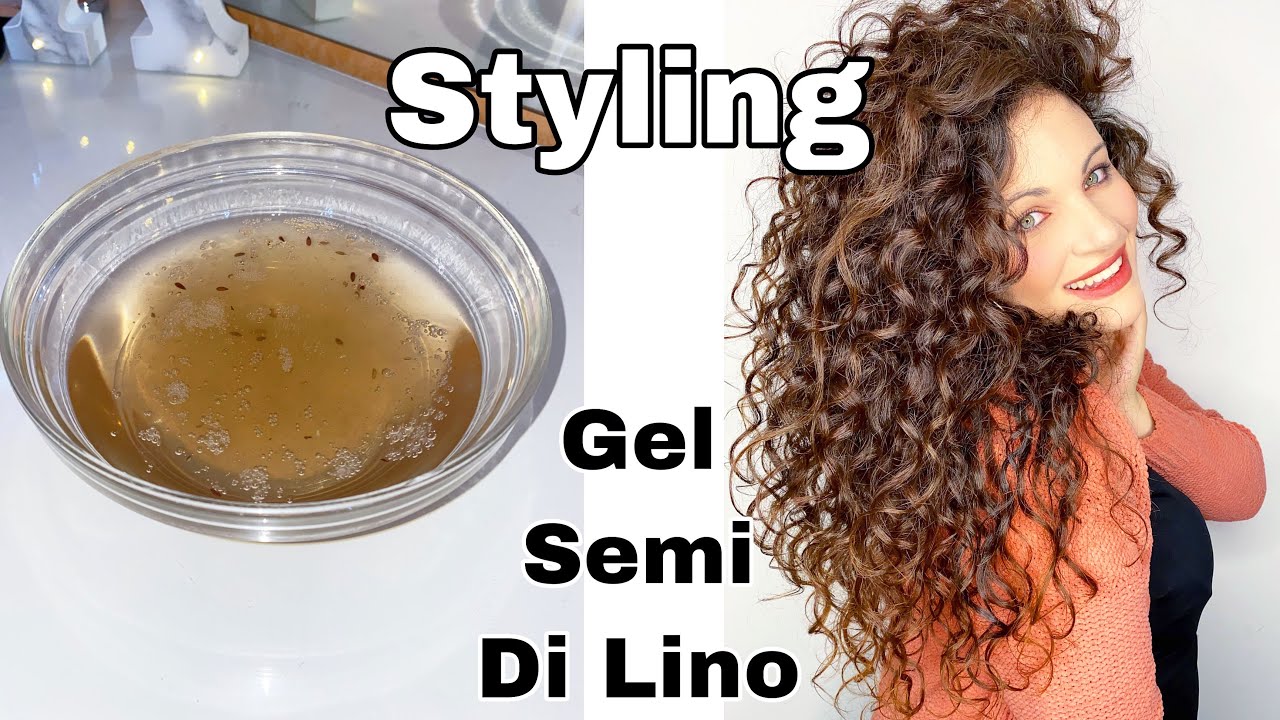STYLING CON GEL SEMI DI LINO PER CAPELLI RICCI FATTO IN CASA| RICCI E E CAPRICCI