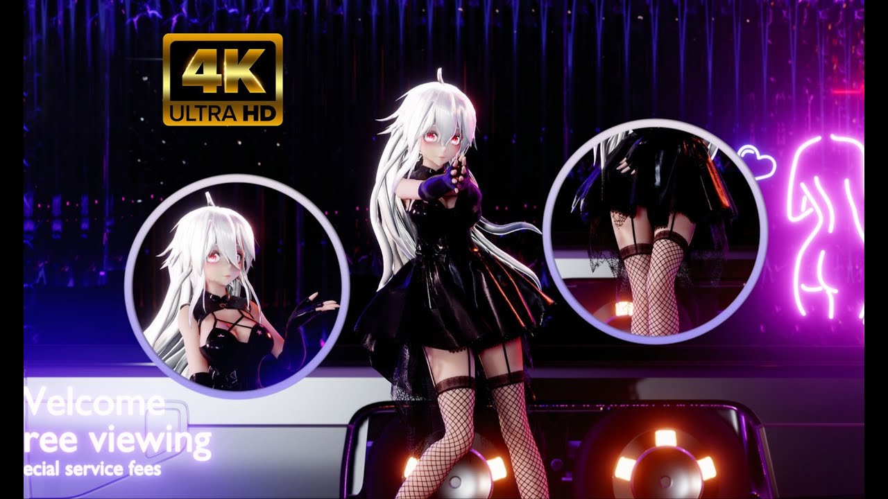 【Vocaloid MMD/4K/60FPS】Yowane Haku【FINGERTIP】