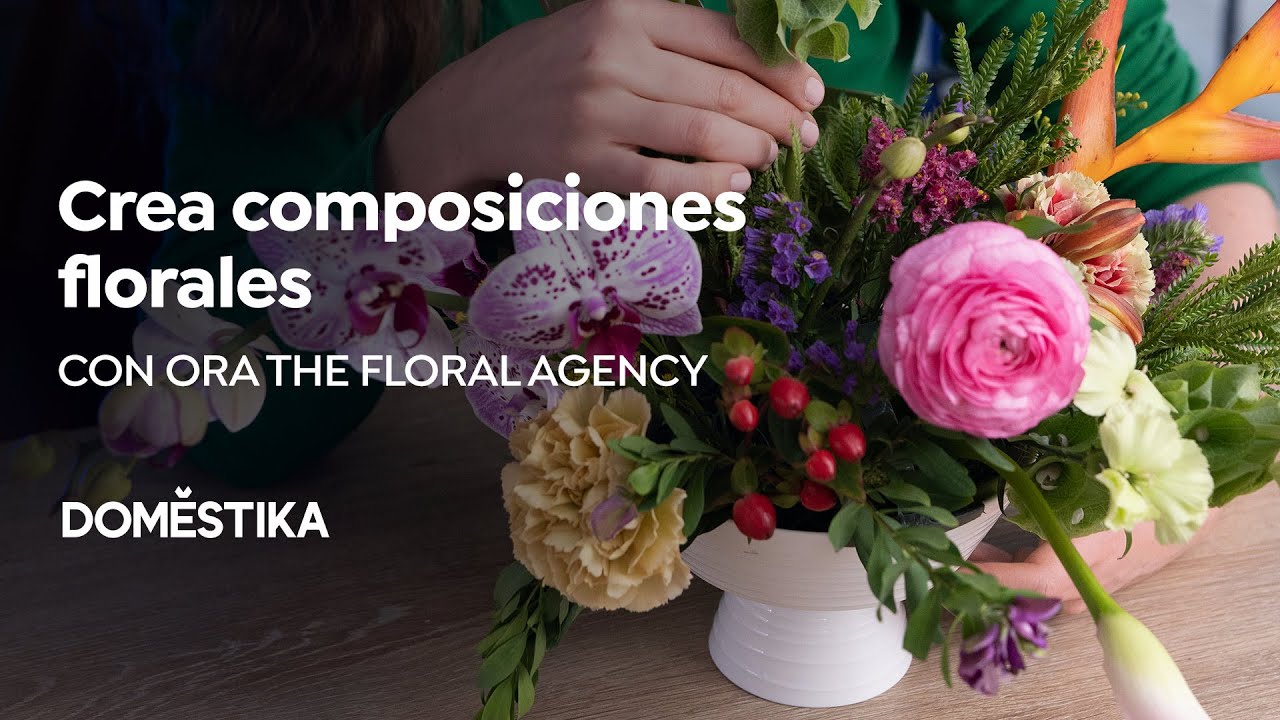 Dise&ntilde;o y creaci&oacute;n de composiciones florales | Un curso de Ora Floral Agency | Domestika