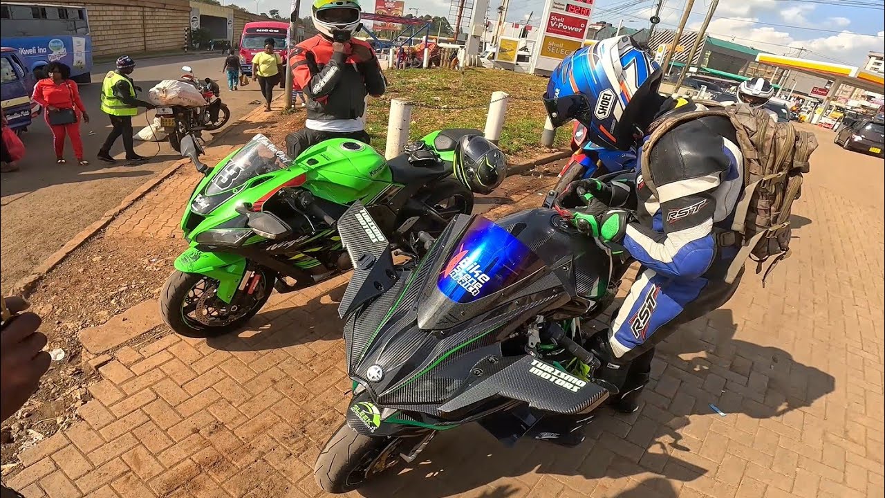 Highway attack! - Kawasaki ninja h2, zx10r, BMW s1000rr ft @acidboykenya  & @eduthechef13