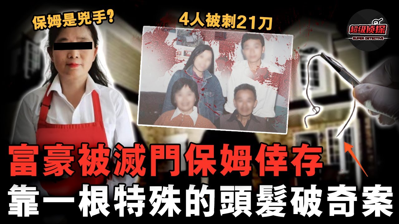 4名主人被刺21刀慘死，保姆裝死倖存卻被認為是嫌疑人？！超離奇滅門慘案，靠一根「特殊的頭髮」告破【超級偵探】懸疑推理｜案件解說