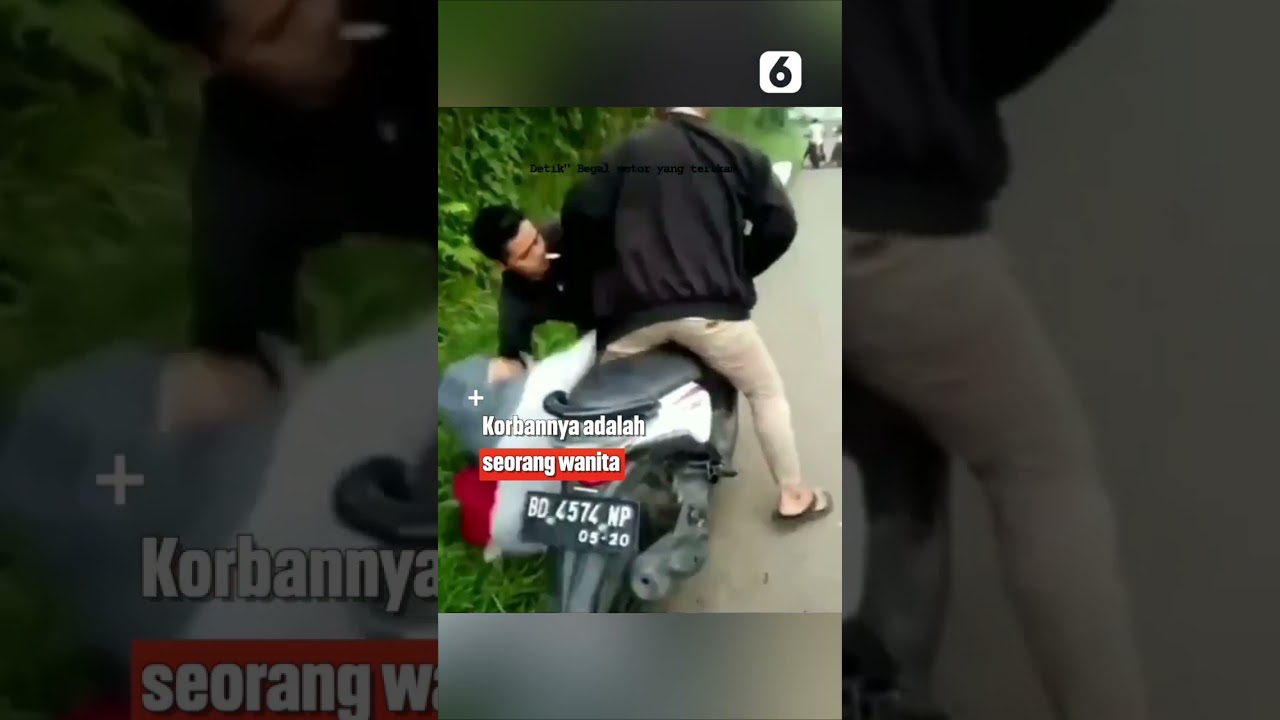 Detik-detik Seorang Wanita Dibegal Siang Hari #Shorts