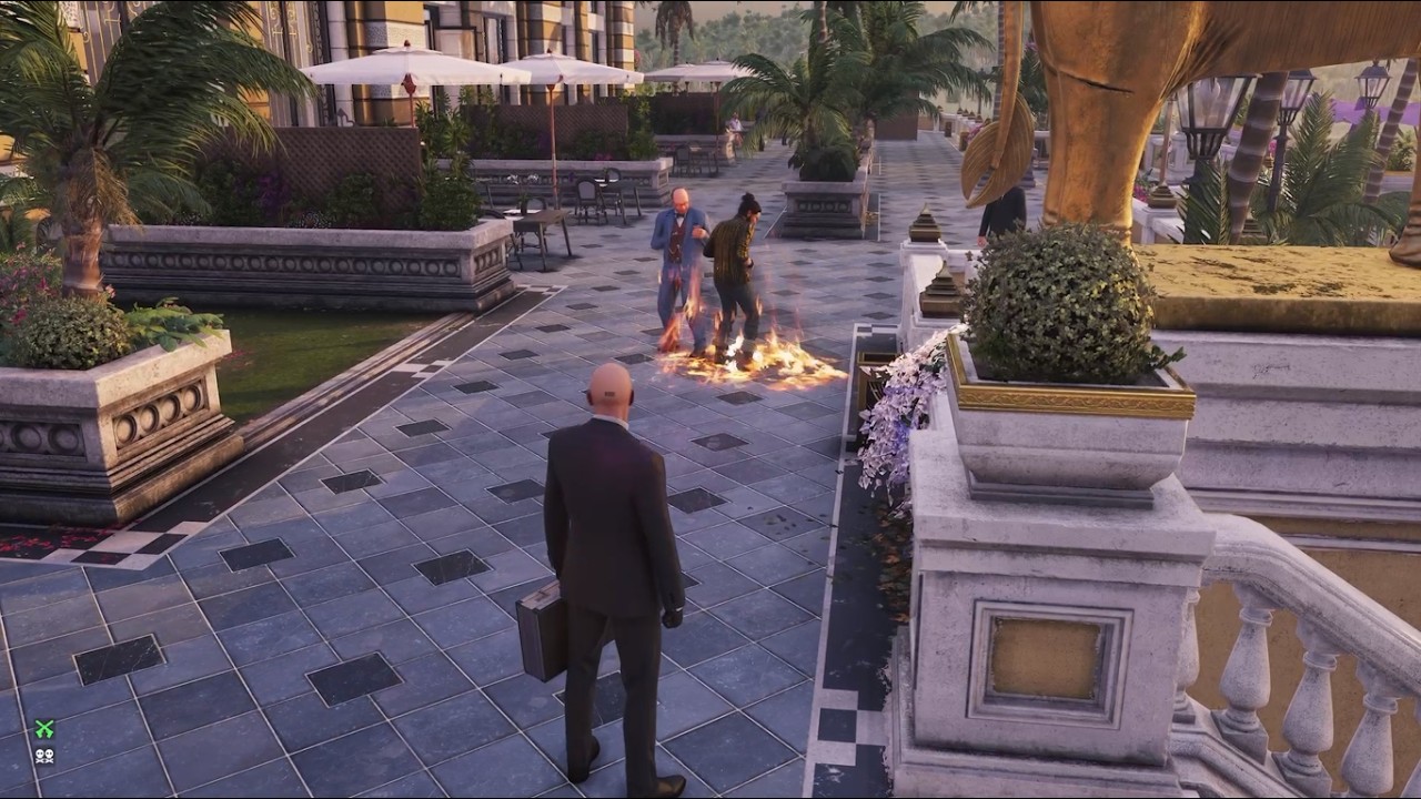 Hitman 3: Club 27 (Bangkok) | The Cross/Morgan Fiery Confrontation Double Kill | Immersive Hitman