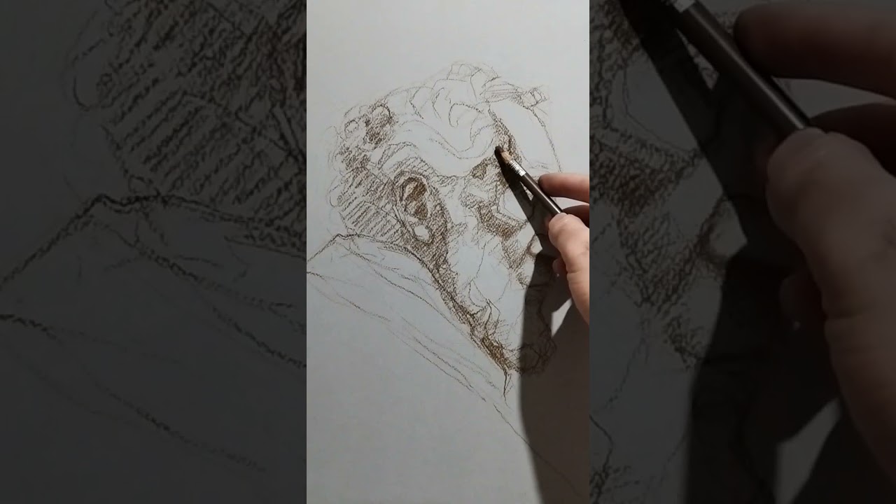 Haw to drawing realistic face?(Part 1)#drawing#facedrawing#sketch#art#pasteldrawing#portraitdrawing