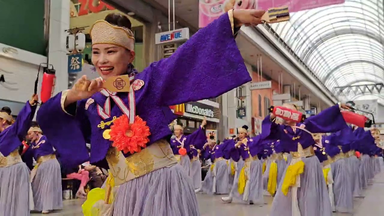 【旭食品】第71回よさこい祭り~本祭2日目~帯屋町演舞場(2024/8/11)