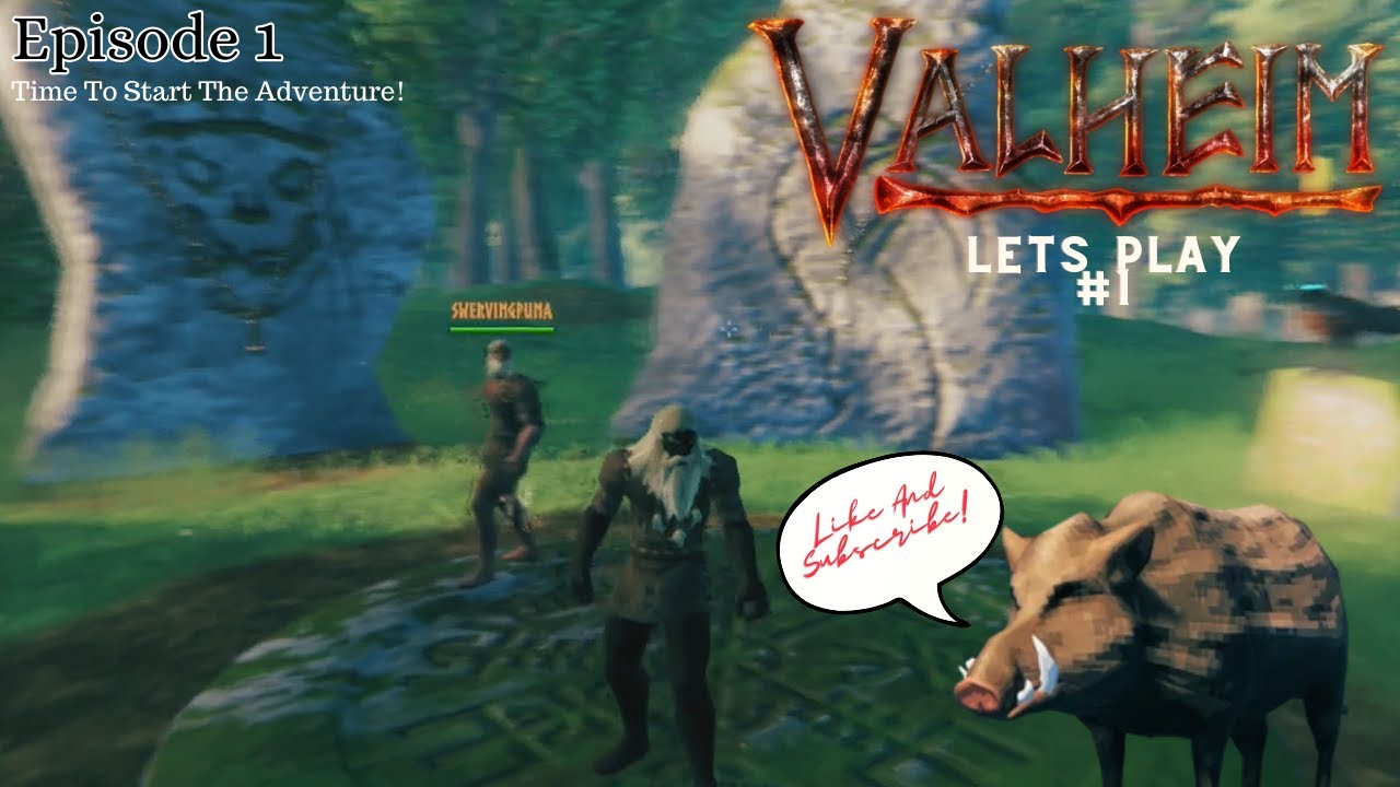 Valheim LETS PLAY Ep 1 Time To Start The Adventure!