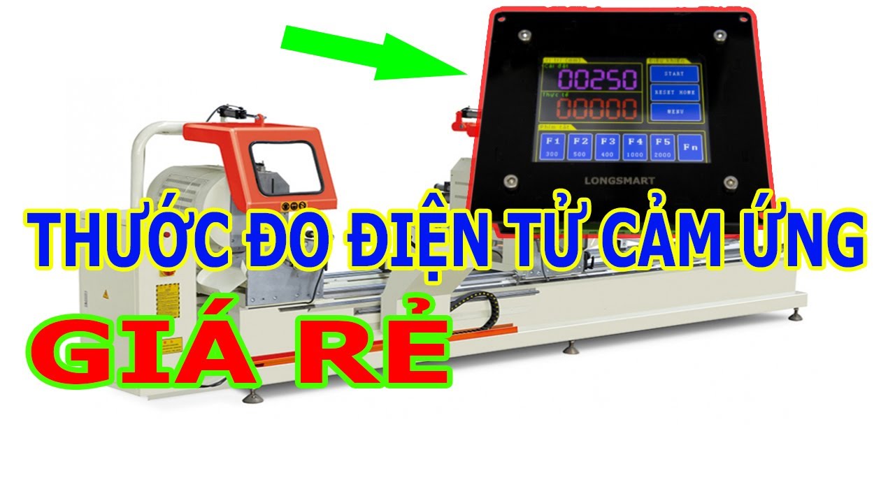 TỰ CHẾ THƯỚC ĐO ĐIỆN TỬ GIÁ RẺ CHO MÁY CẮT NHÔM KHÔNG DÙNG PLC