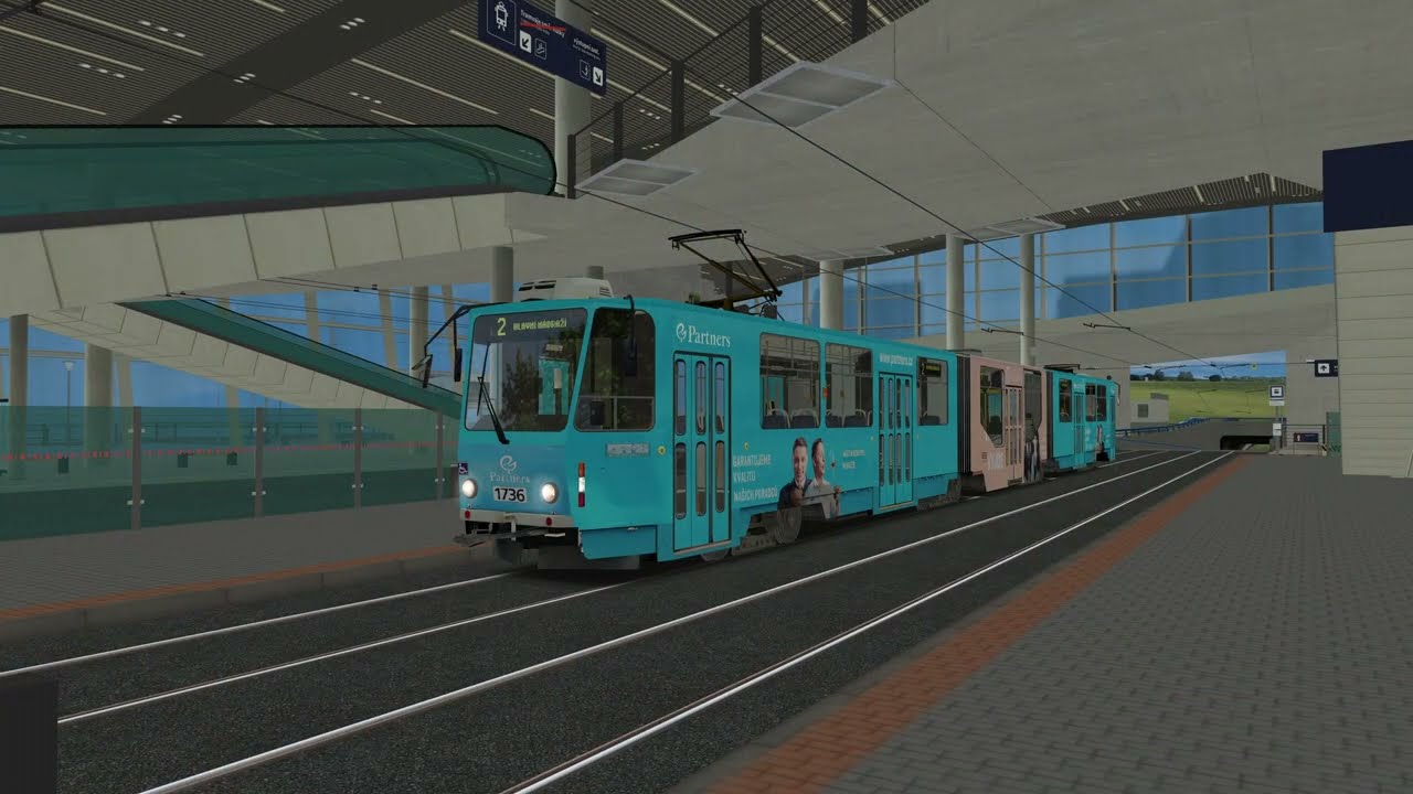 SIMT MHD - Linka 2 s KT8D5R.N2 1736 CVR Partners a s Brněnským hlášením