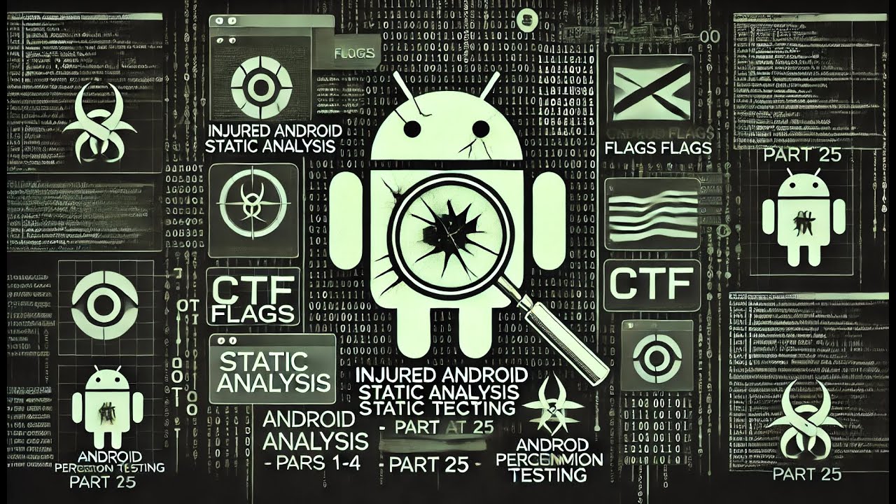 Injured Android Static Analysis (CTF Flags 1-4) Android Penetration Testing) - Part - 25