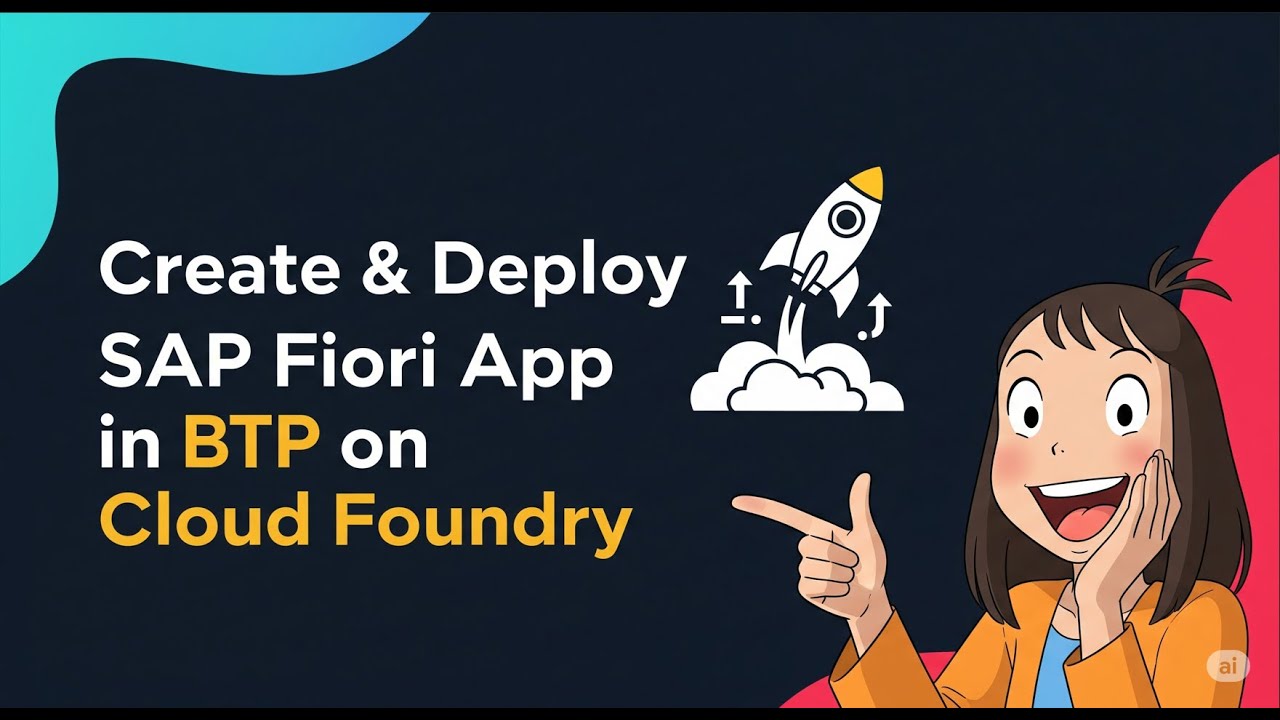 Create & Deploy SAP Fiori App in BTP on Cloud Foundry | Step-by-Step Tutorial for Beginners