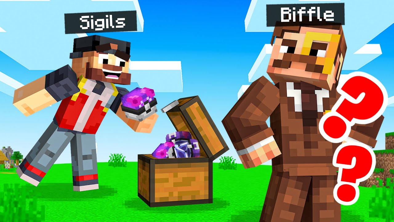 SCAMMING Biffle out of a MASTERBALL in Minecraft