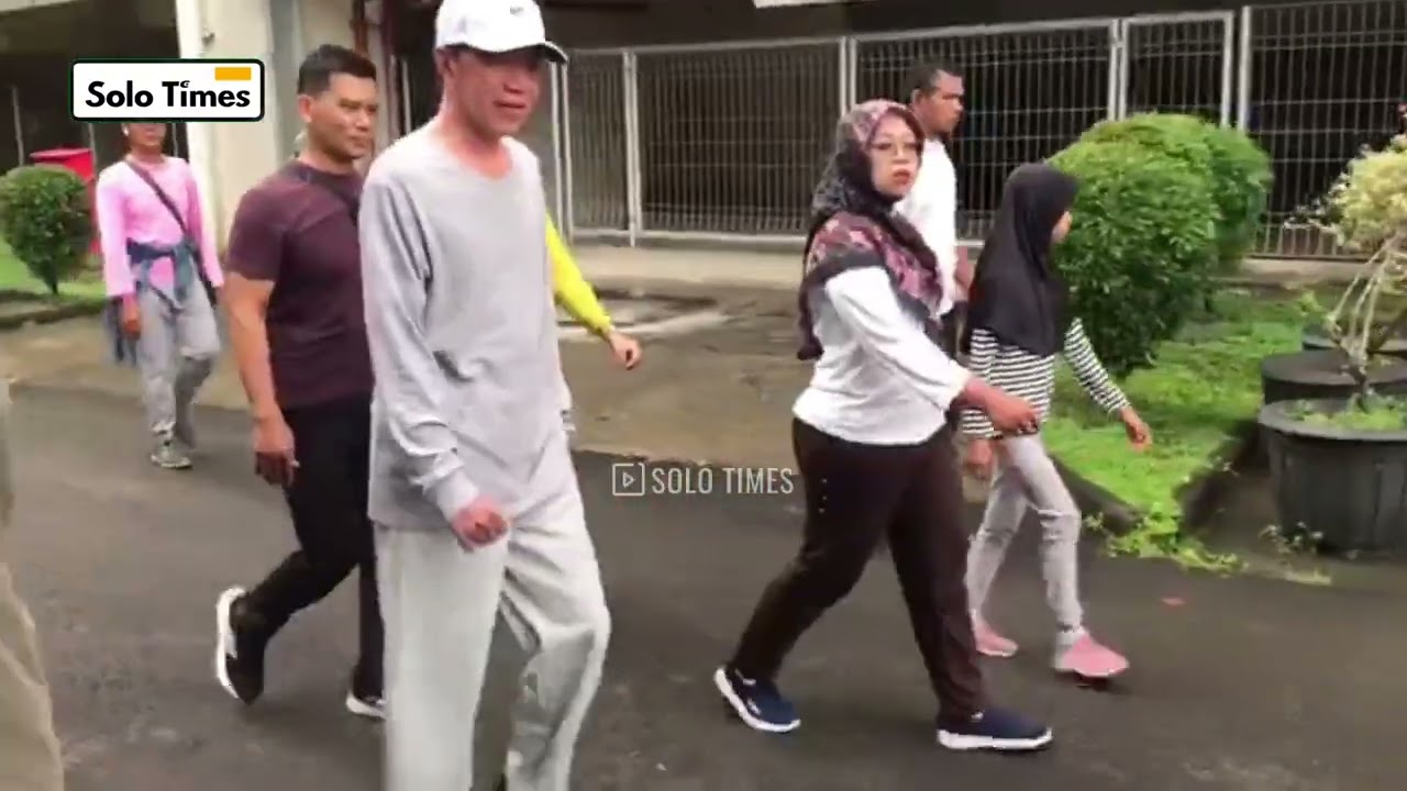 Jokowi Olahraga Pagi Tak Sengaja Ketemu Mas Wali di Stadion Manahan