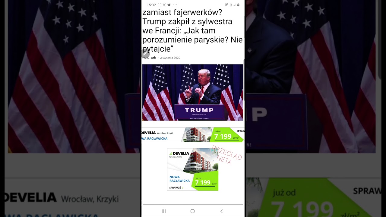 WIS TV TRUMP KPI Z FRANCJI SYLWESTER 2020 - PRZEGLĄD NETA