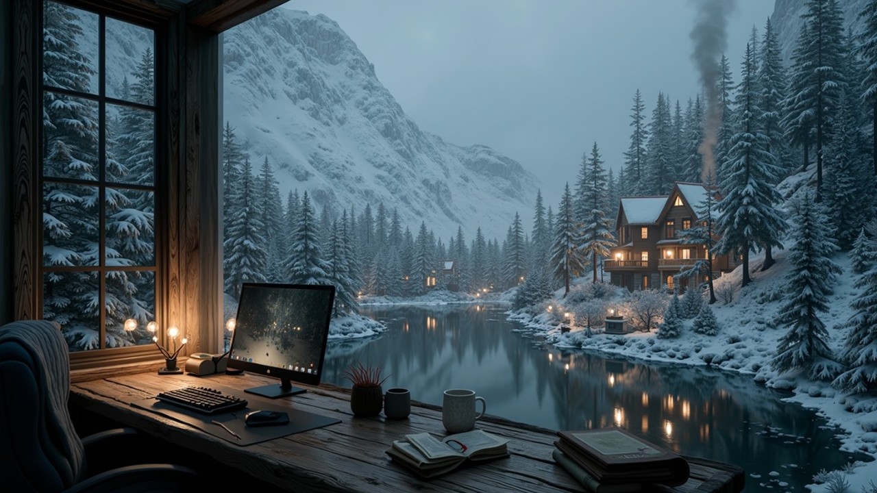 Музыка для зимней работы и глубокой концентрации | 2 часа спокойствия