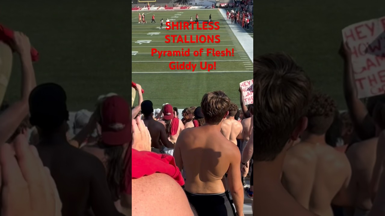 UFL USFL Confrence Championship Birmingham Shirtless Stallions! Pyramid of Flesh 🐎🐎🐎 #ufl #usfl