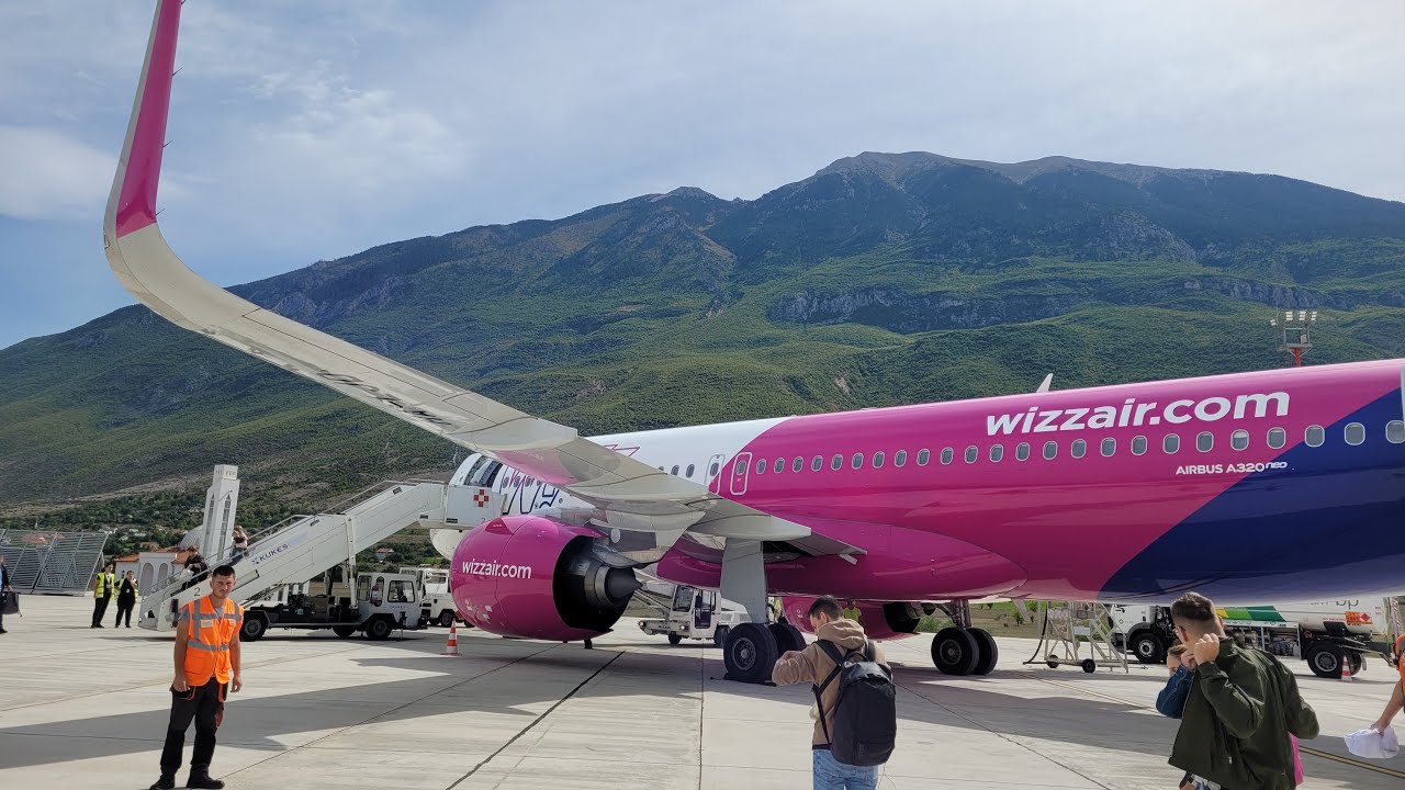 Albánsko - Kukes, Korab 2764m, zrušený let Wizzair