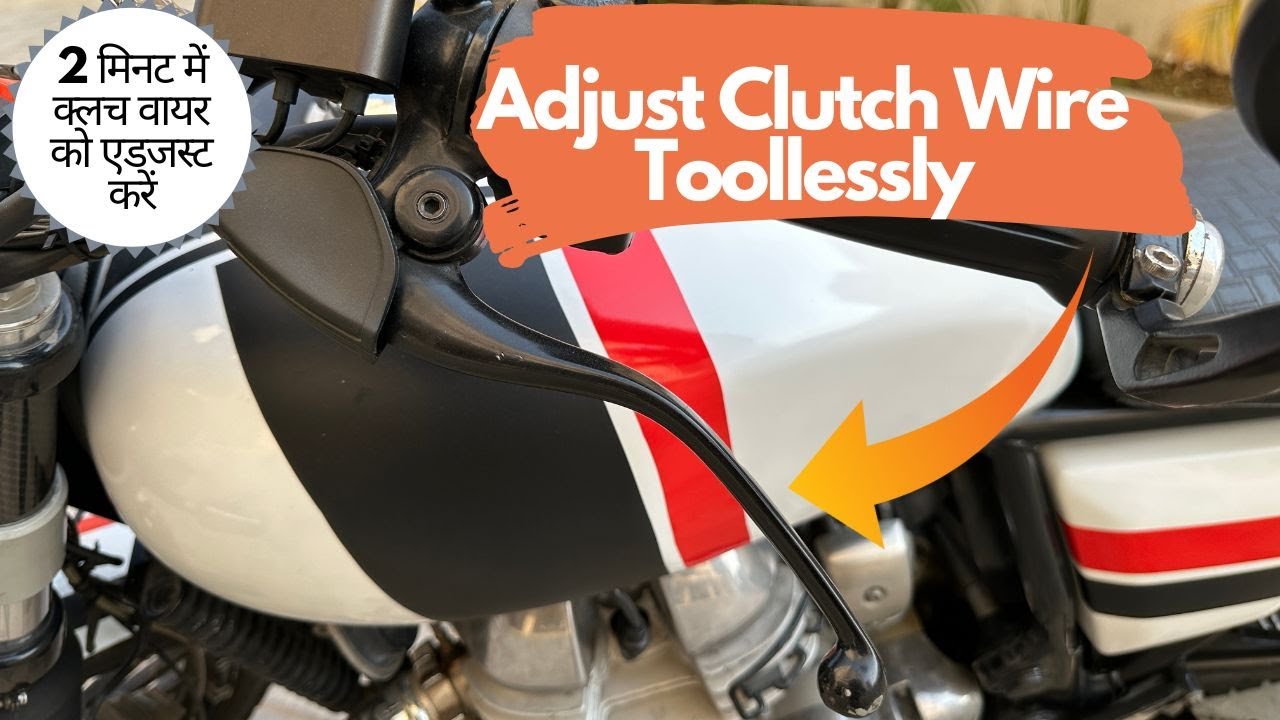 How to adjust Clutch Wire for Royal Enfield Interceptor 650 | Bullet Classic Reborn | Meteor
