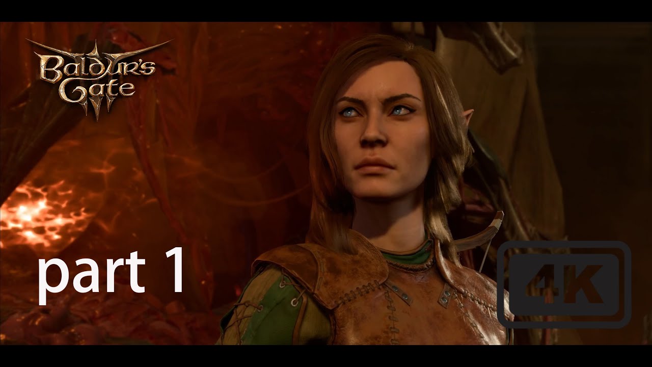 【Baldur's Gate 3 - 柏德之門3】Gameplay Walkthrough Part 1 遊玩演練第一回 - 4K PC