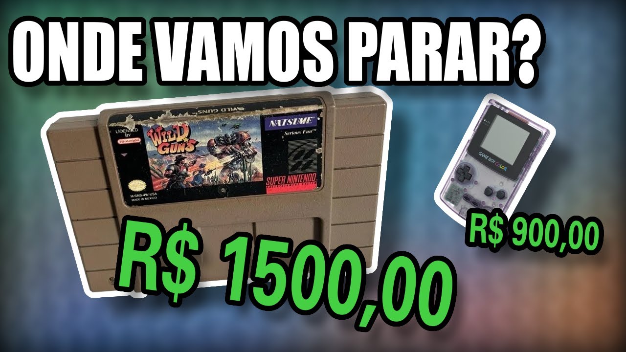 PREÇOS cada vez mais ABSURDOS nos retro GAMES | A BOLHA vai estourar?