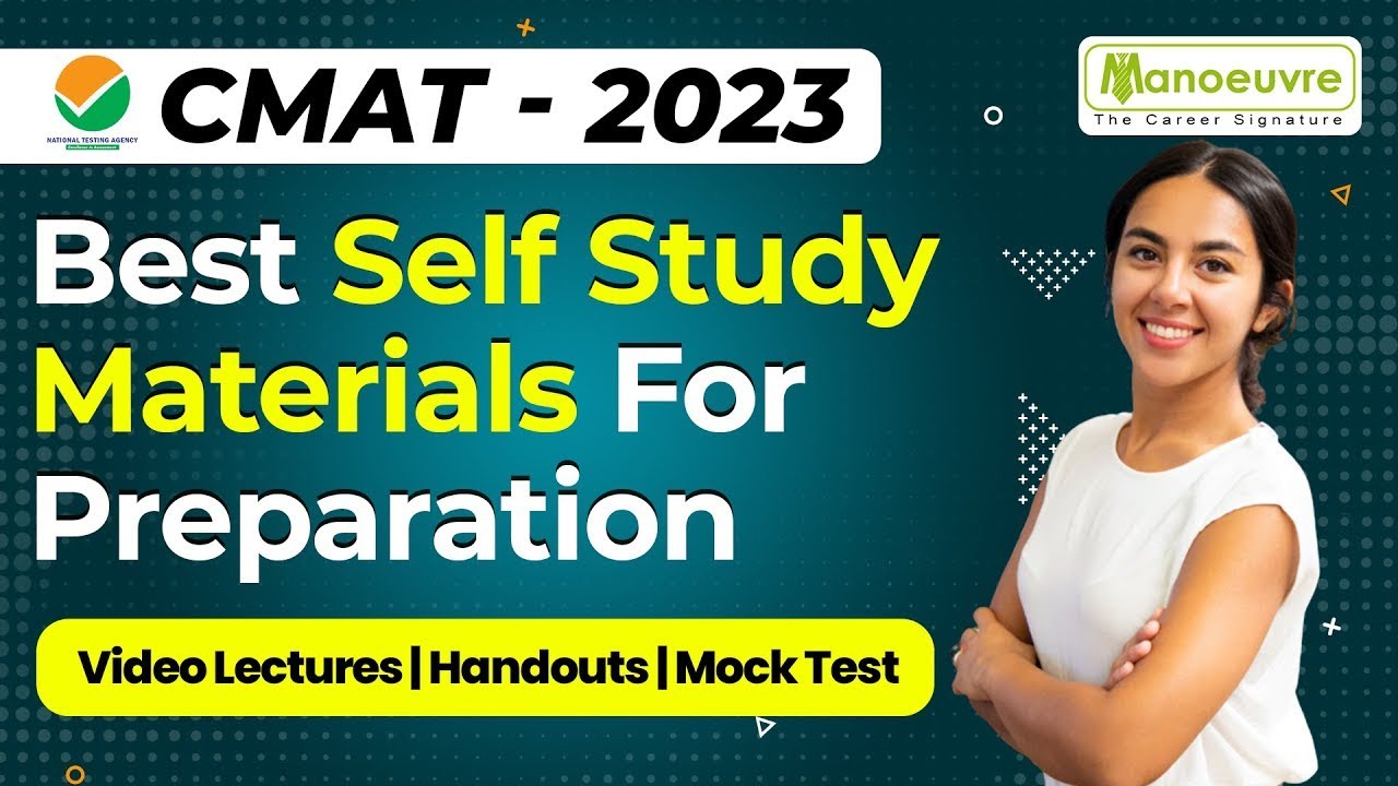 CMAT 2023 - Best Self Study Materials For Preparation | Video Lectures | Handouts | Mock Test