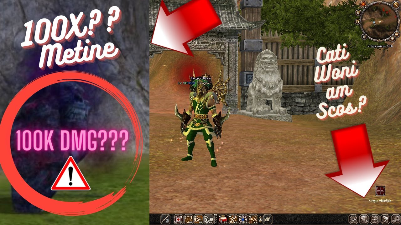 Drop 100 de Metine Furie in Thunder si Guatama🤑 : Metin2 Ro Polyphemos
