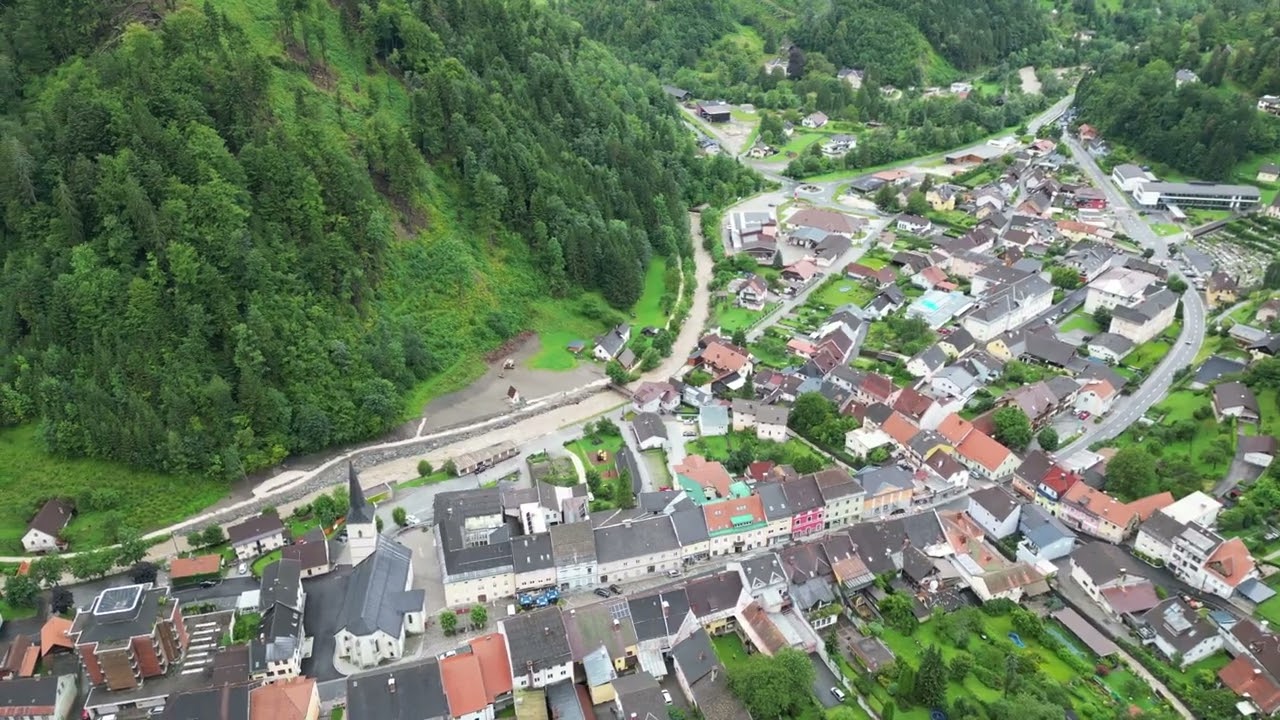 Bad Eisenkappel Hochwasser 04.08.2023