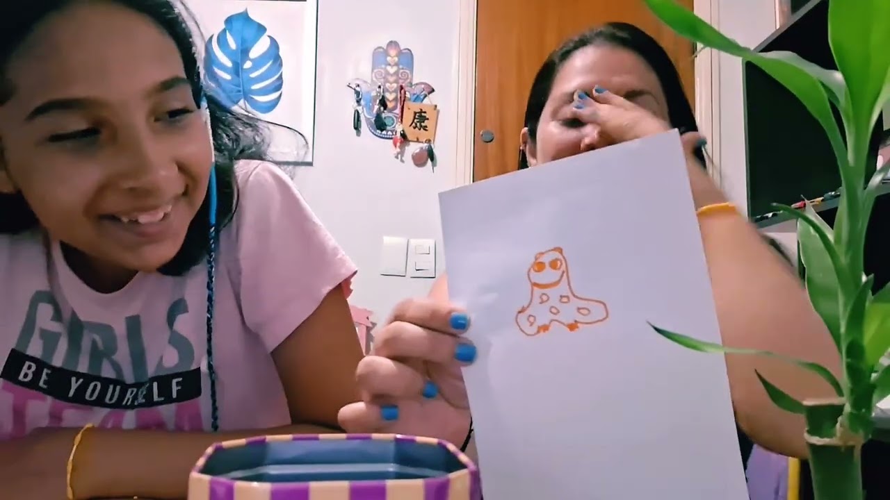 QUEM DESENHA MELHOR? CHOREI DE RIR 😅 #youtuber #youtube 