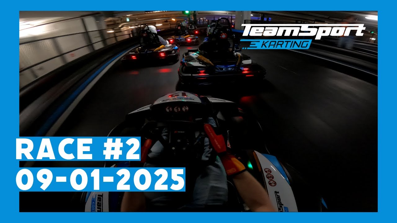TeamSport E-Karting Utrecht The Wall | Race #2 | 09-01-2025