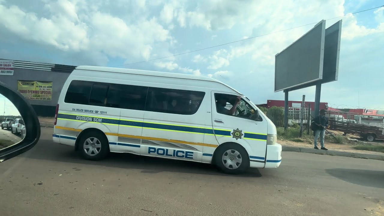 Drive through hammaskraal  town Pretoria South Africa 