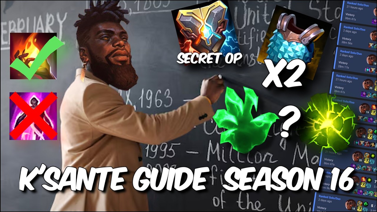 The Only Season 16 K'Sante Guide You Will Ever Need!