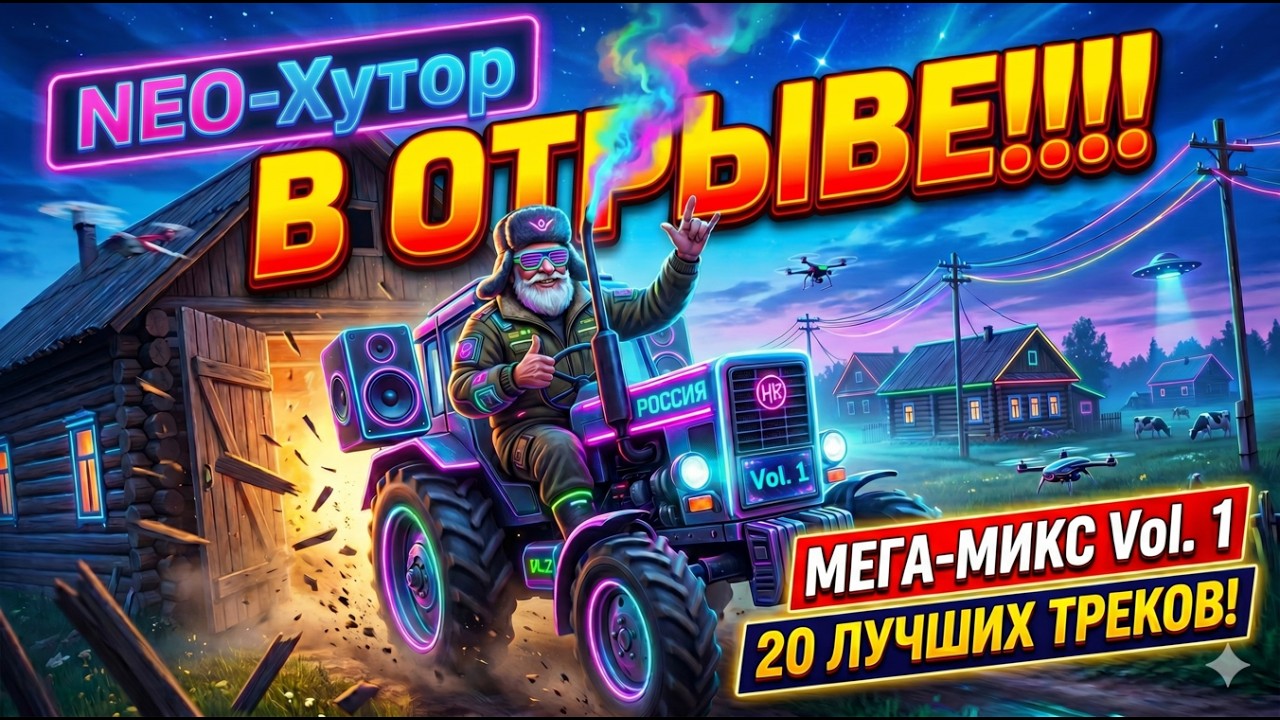 НЕО-ХУТОР В ОТРЫВЕ: Мега-Микс Vol. 1 🚜💨 (20 Лучших Треков)
